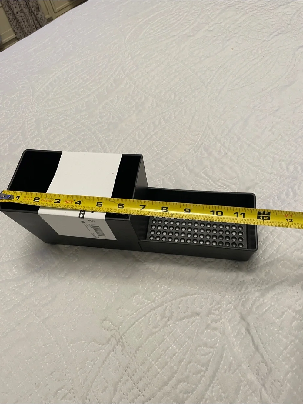 NWT IKEA RINNIG Black Plastic Utensil Organizing Sink Rack for Accessories